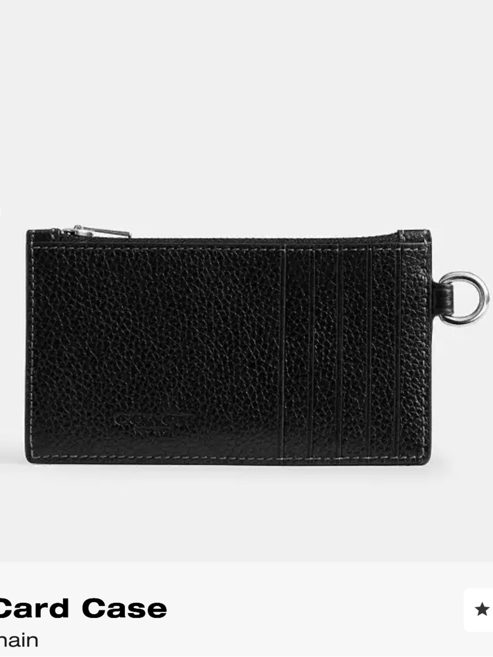 Zip Card Case - Picture 2 of 5